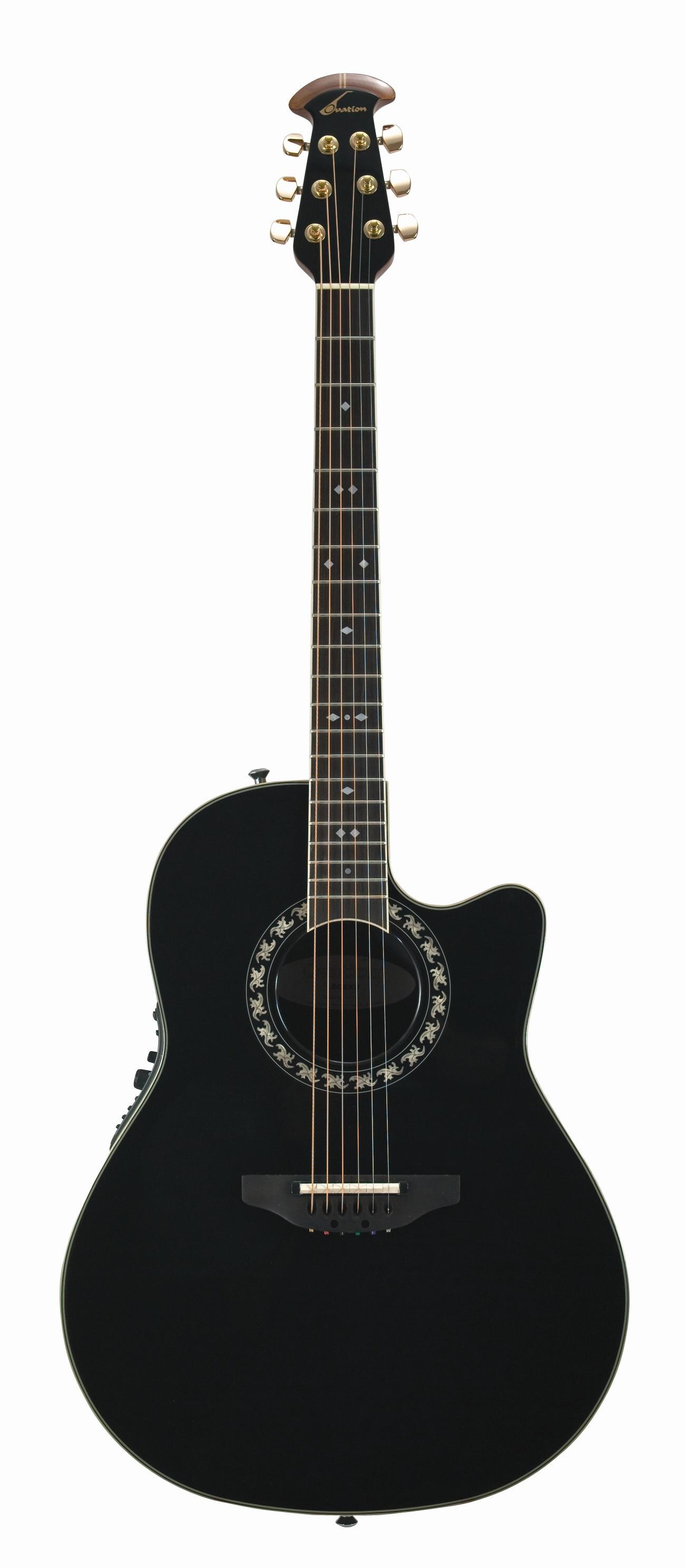 Black Ovation Guitar