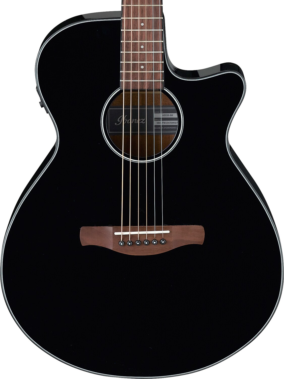 Ibanez AEG50BK Acoustic Electric Guitar