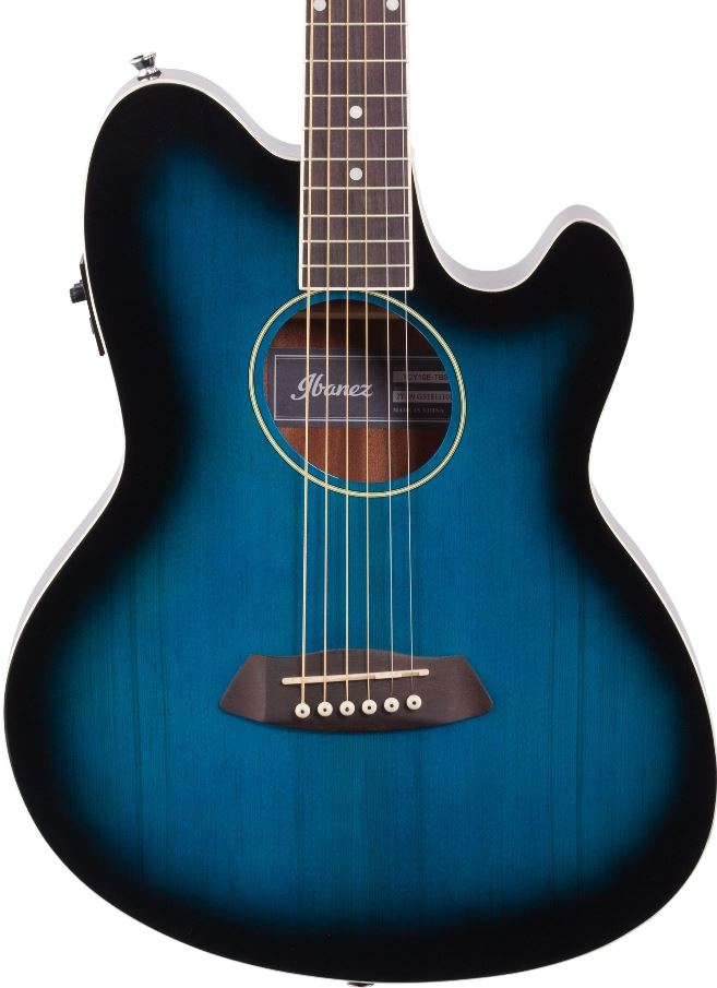 ibanez talman acoustic blue